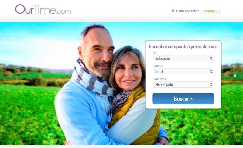 Ourtime Brasil - Site de Namoro para Pessoas Maduras e Bem Resolvidas